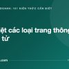 Phân biệt các loại trang thông tin điện tử - tuvannhathuong.com